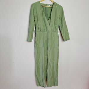 CLEARANCE! Khaki Green Elizabeth & James Jumpsuit Size S VGUC